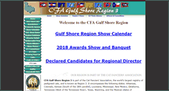 Desktop Screenshot of cfagulfshore.org