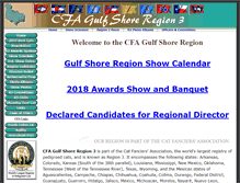 Tablet Screenshot of cfagulfshore.org